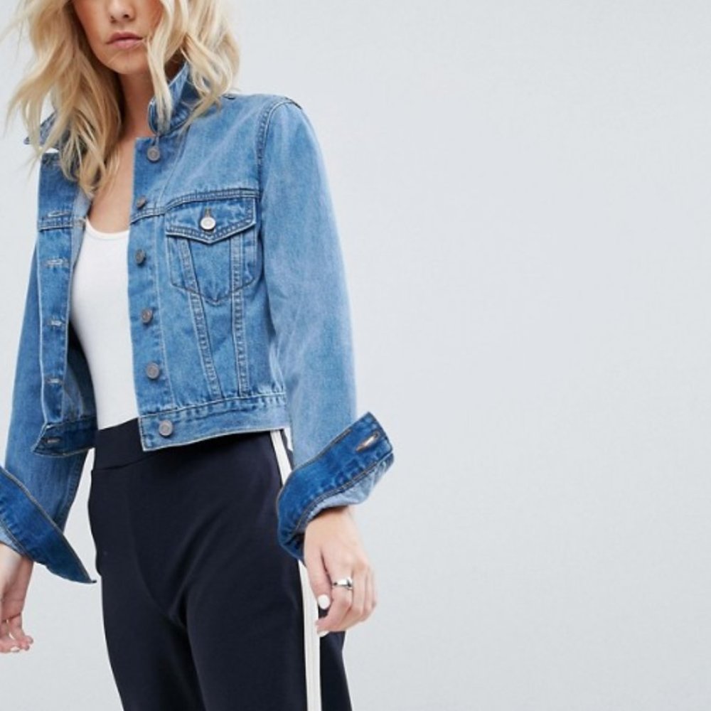 ASOS Denim Shrunken Jacket